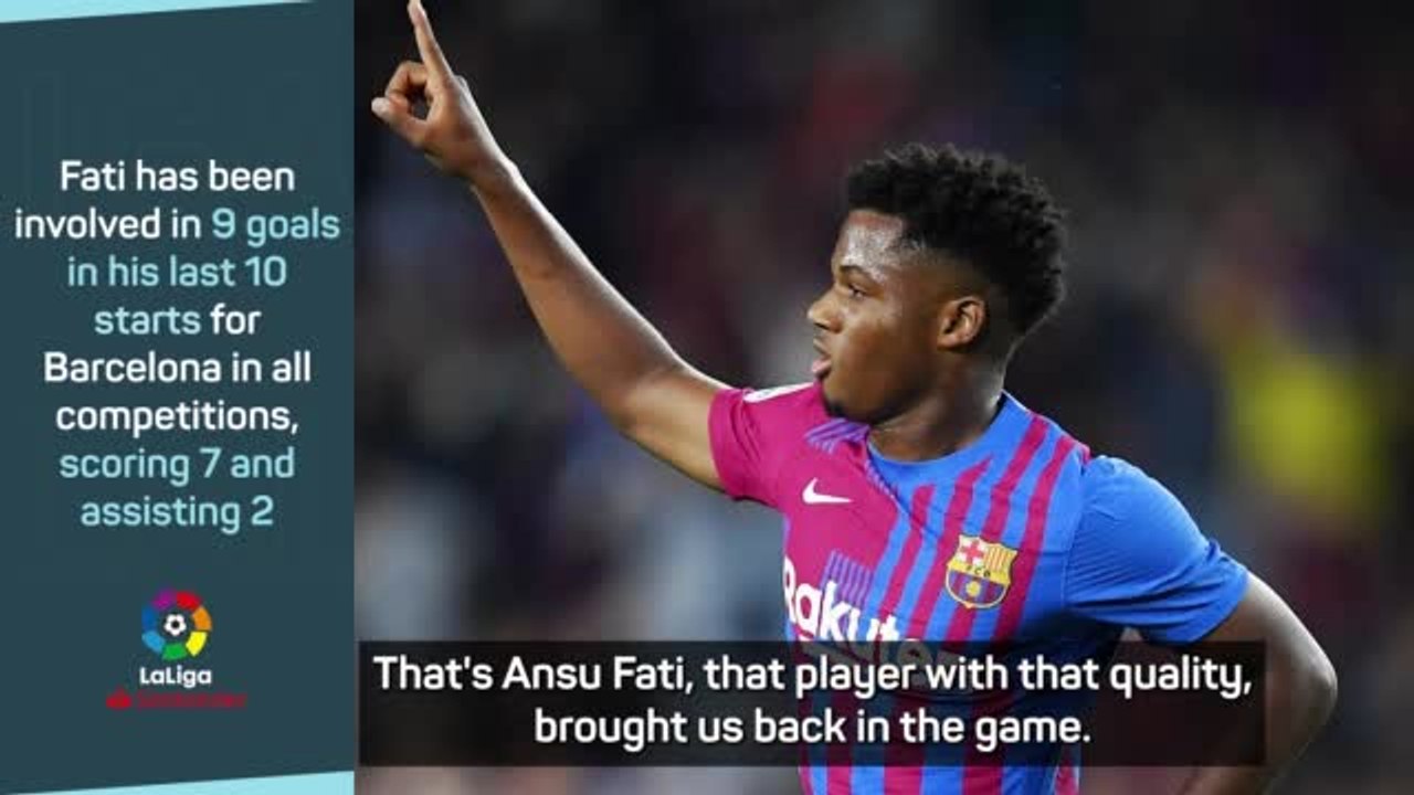 'That's Ansu Fati' - Koeman celebrates teenager...