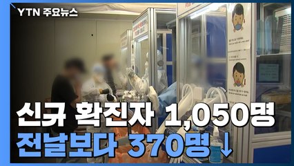 신규 확진자 1,050명...'4차 대유행' 이후 최소치 / YTN