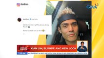 Xian Lim, blonde ang new look | UB