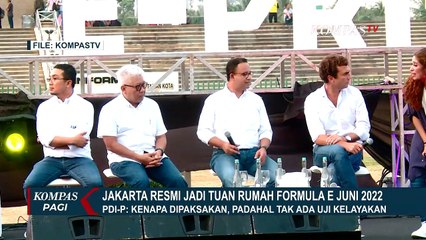 Jakarta Resmi Jadi Tuan Rumah Formula E Juni 2022, PDIP: Kenapa Dipaksakan?