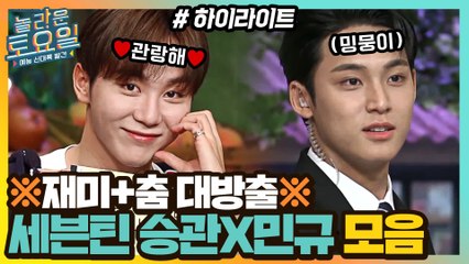 재미+춤 보장하는 세븐틴★ 세븐틴 승관X민규 모음.zip #highlight