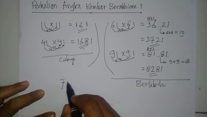 Quick Ways to Multiply Twin Numbers Ending in 1
