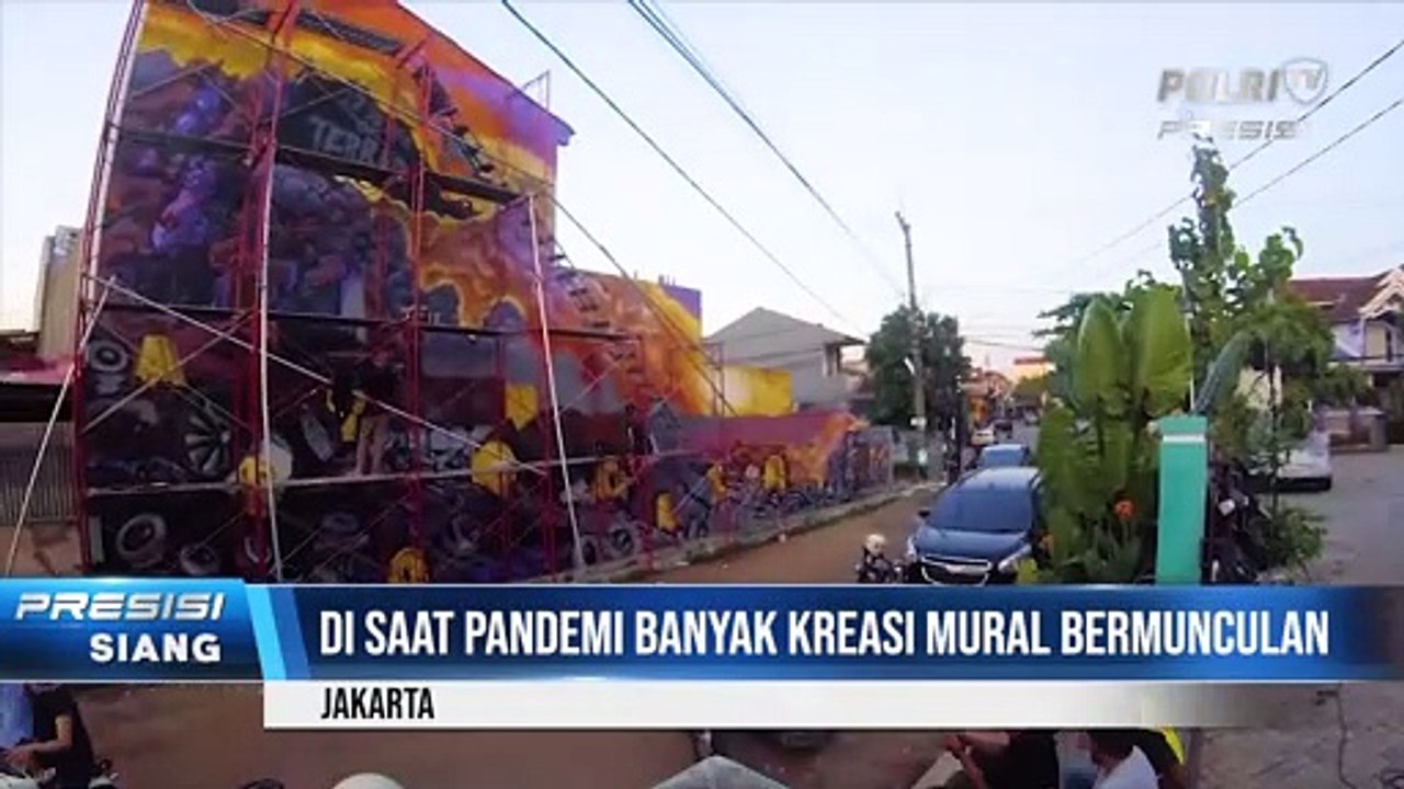 Polri Gelar Bhayangkara Mural Festival Piala Kapolri 2021