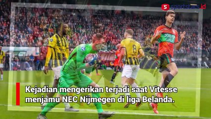 Tribun Stadion Vitesse Ambruk saat Suporter Rayakan Selebrasi Kemenangan