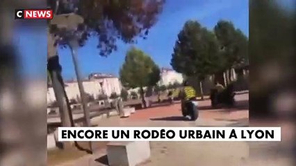 Un nouveau rodéo urbain a eu lieu à Lyon hier - Il aurait été effectué par des rappeurs - VIDEO