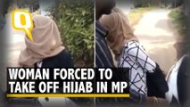 Watch | Woman Forced To Remove Hijab by Miscreants in Madhya Pradesh