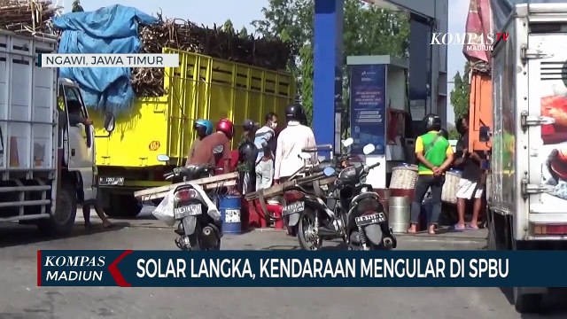 Solar Langka, Kendaraan Mengular Di SPBU