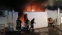 Selargius (CA) - Incendio in deposito di generi alimentari (18.10.21)