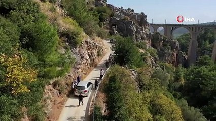 Asırlık 'Varda Köprüsü'ne yoğun ilgi