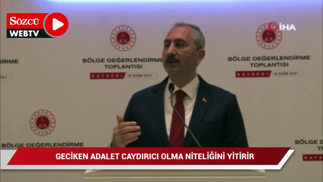 Adalet Bakanı Gül: Yargı asla el uzatılacak bir yer değildir