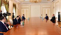 Son dakika gündem: Azerbaycan Cumhurbaşkanı Aliyev, Çalışma ve Sosyal Güvenlik Bakanı Bilgin'i kabul etti