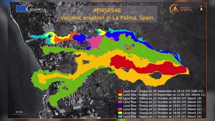 La lava de 'Cumbre Vieja' arrasa más de 789 hectáreas