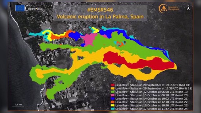 La lava de 'Cumbre Vieja' arrasa más de 789 hectáreas