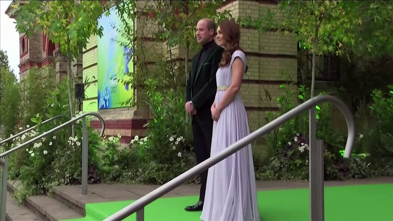 Prince William and Kate make their green carpet appearance at the Earthshot Prize awards 2021
