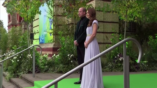 Prince William and Kate make their green carpet appearance at the Earthshot Prize awards 2021