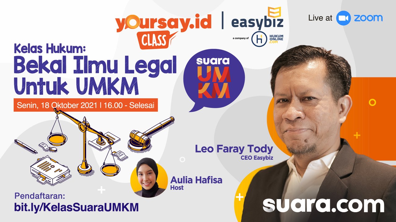 YOURSAY CLASS: Bekal Ilmu Legal untuk UMKM