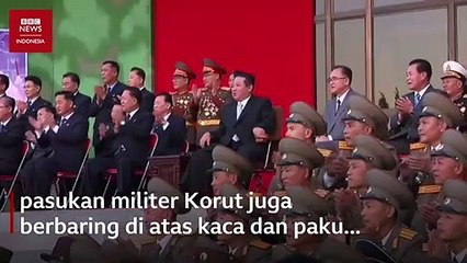 Militer Korea Utara unjuk aksi kekuatan fisik pada dunia