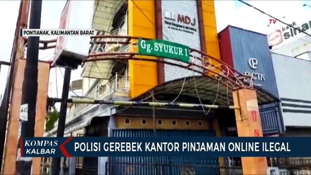 Polda Kalbar Gerebek Kantor Pinjaman Online Ilegal di Pontianak