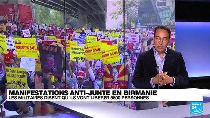 La junte birmane annonce l'amnistie de 5.600 prisonniers