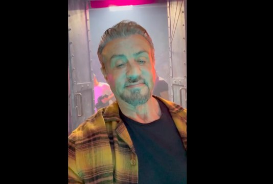 Sylvester Stallone says goodbye to Barney Ross on The Expendables 4 movie set