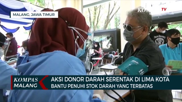Donor Darah Serentak di 5 Kota, Bantu Penuhi Stok Darah yang Terbatas Selama Pandemi
