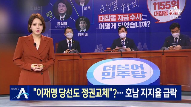 송영길 “이재명 당선도 정권교체”?…호남 지지율 급락