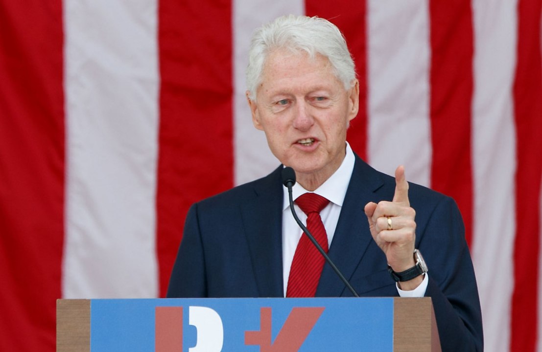 Bill Clinton ist wieder zuhause
