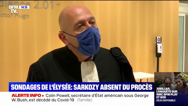 Procès des sondages de l'Élysée: l'association Anticor regrette l'absence de Nicolas Sarkozy