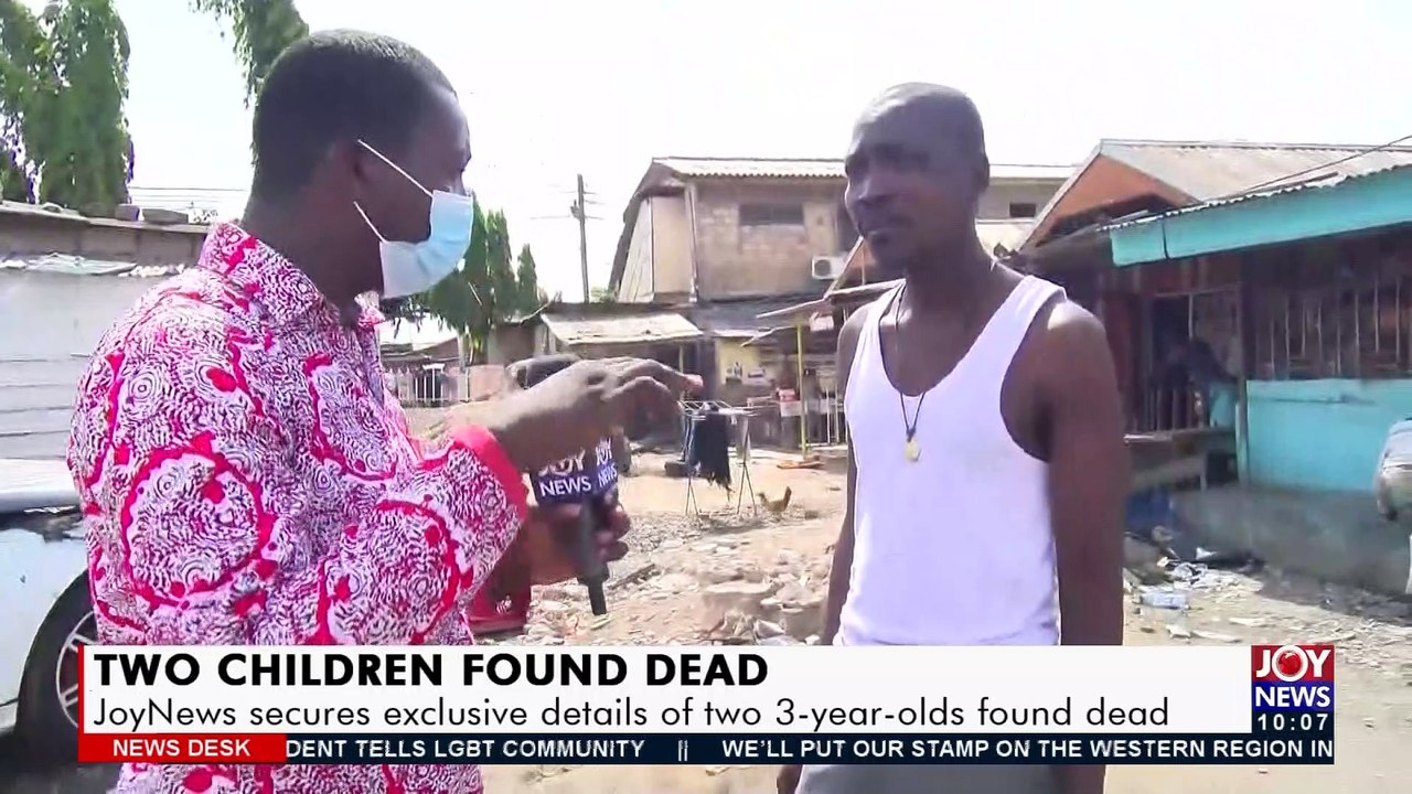 JoyNews secures exclusive details of two 3-year-olds founds de@d - News Desk on Joy News (18-10-21)