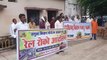 किसान नेताओं को रायपुर रेलवे स्टेशन के बाहर रोका
