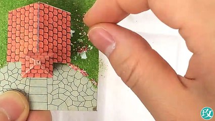 The 3D Puzzle version of the doll house is only the size of a palm