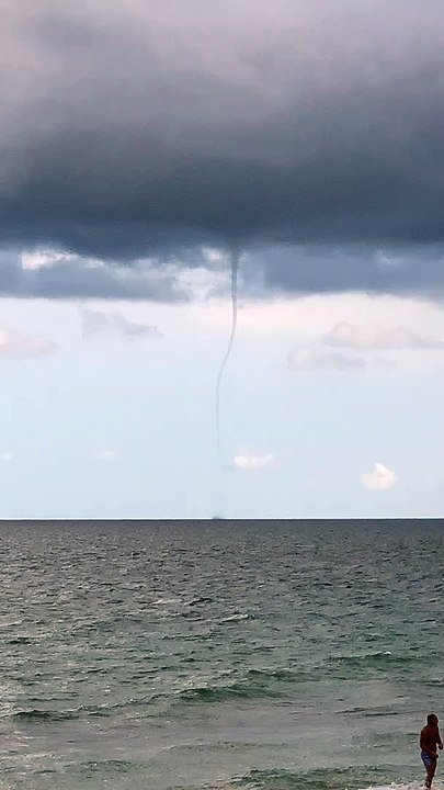 Clouds Make Contact With Ocean