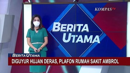 Plafon RS Kartika Pulomas Ambruk, Diduga Tak Kuat Tampung Air saat Hujan Deras!