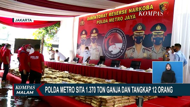 Polda Metro Jaya Ungkap Peredaran Ganja di Jakarta Jaringan Aceh-Medan, 12 Orang Ditangkap!