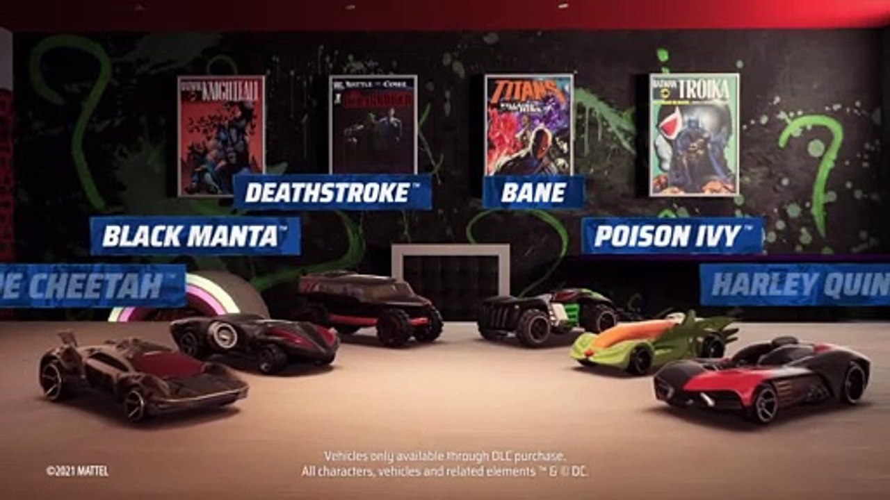 Hot Wheels Unleashed DC Super-Villains Racing Season