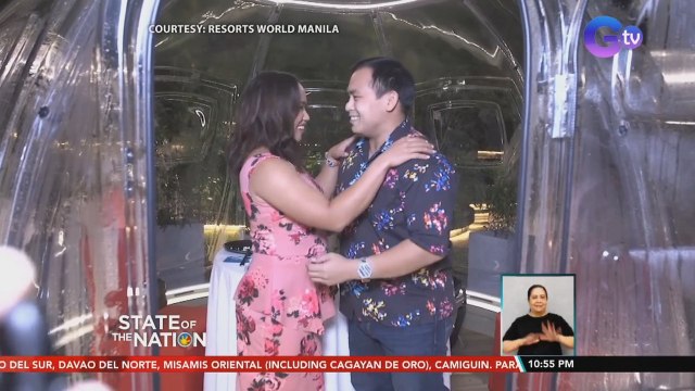 Gold engagement ring ni Hidilyn Diaz, hugis barbell at may diyamante sa gitna | SONA