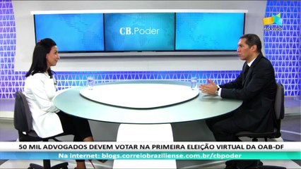CB.PODER: Cristiane Damasceno, presidente em exercício da OAB/DF - 18/10