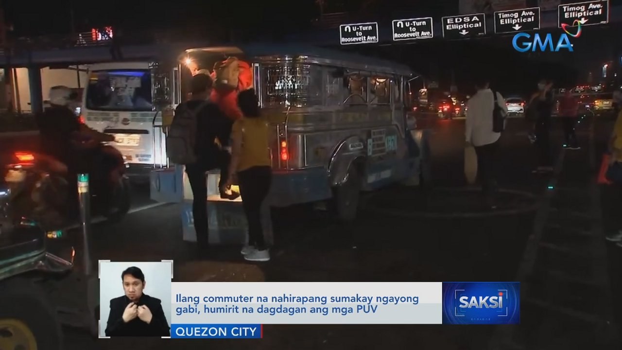 Ilang commuter na nahirapang sumakay ngayong gabi, humirit na dagdagan ang mga PUV | Saksi