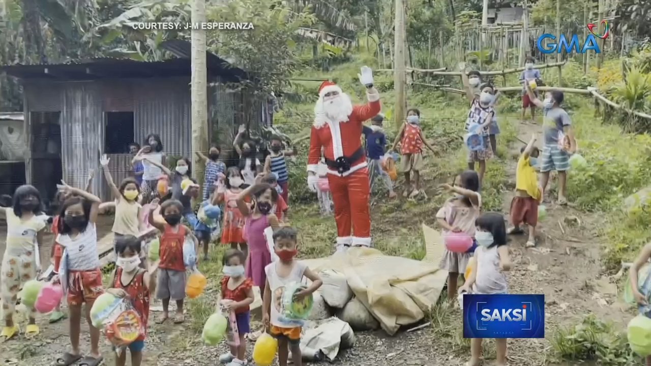 Mga batang hindi makalabas dahil sa pandemic, binigyan ng pamaskong regalo | Saksi