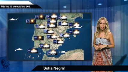 El tiempo del martes 19 de octubre