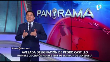 Controvertida designación de Castillo: hombre de Cerrón reabre sede de embajada de Venezuela