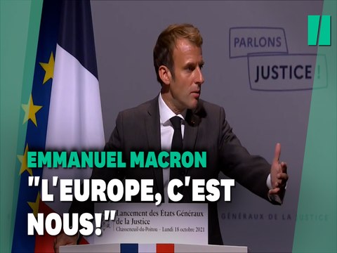 Présidentielle 2022: Macron tance les candidats qui attaquent l'Europe