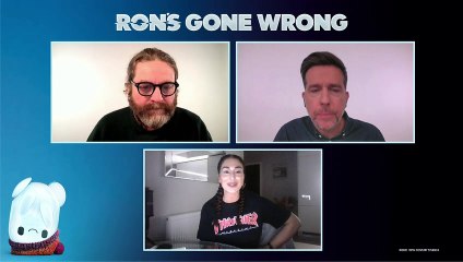 Zach Galifianakis & Ed Helms chat Ron's Gone Wrong