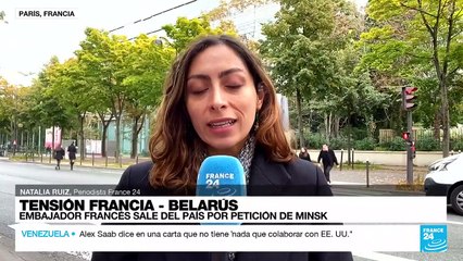 Informe desde París: embajador de Francia en Belarús salió del país por petición de Minsk