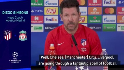 Liverpool going through 'fantastic spell' - Simeone