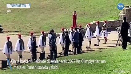 Kış Olimpiyatları Meşalesi Protestolar Eşliğinde Yandı