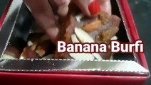 पके केले की ऐसी नई रेसिपी देखेंगे तो रोज बनाकर खाएंगे I Overipe Banana Recipe I How to make Banana  Burfi I Burfi by Safina Kitchen