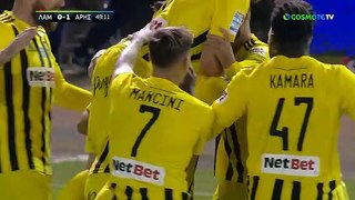 Jakub Brabec Goal - Lamia 0-1 Aris [HD]