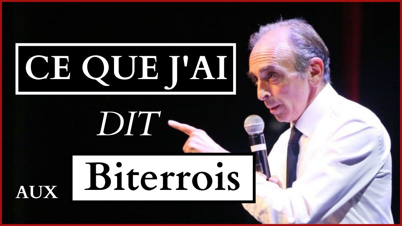 Eric Zemmour en conférence à Béziers