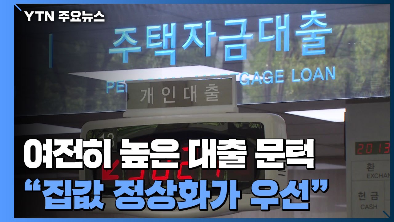 여전히 높은 대출 문턱..."집값 정상화가 우선" / YTN